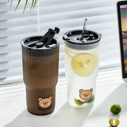 WORTHBUY Leak Proof Water Cup Travel Portable Water Bottle Sealed Large Capacity Heat-resisting Juice Milk Coffee Cup Drinkware