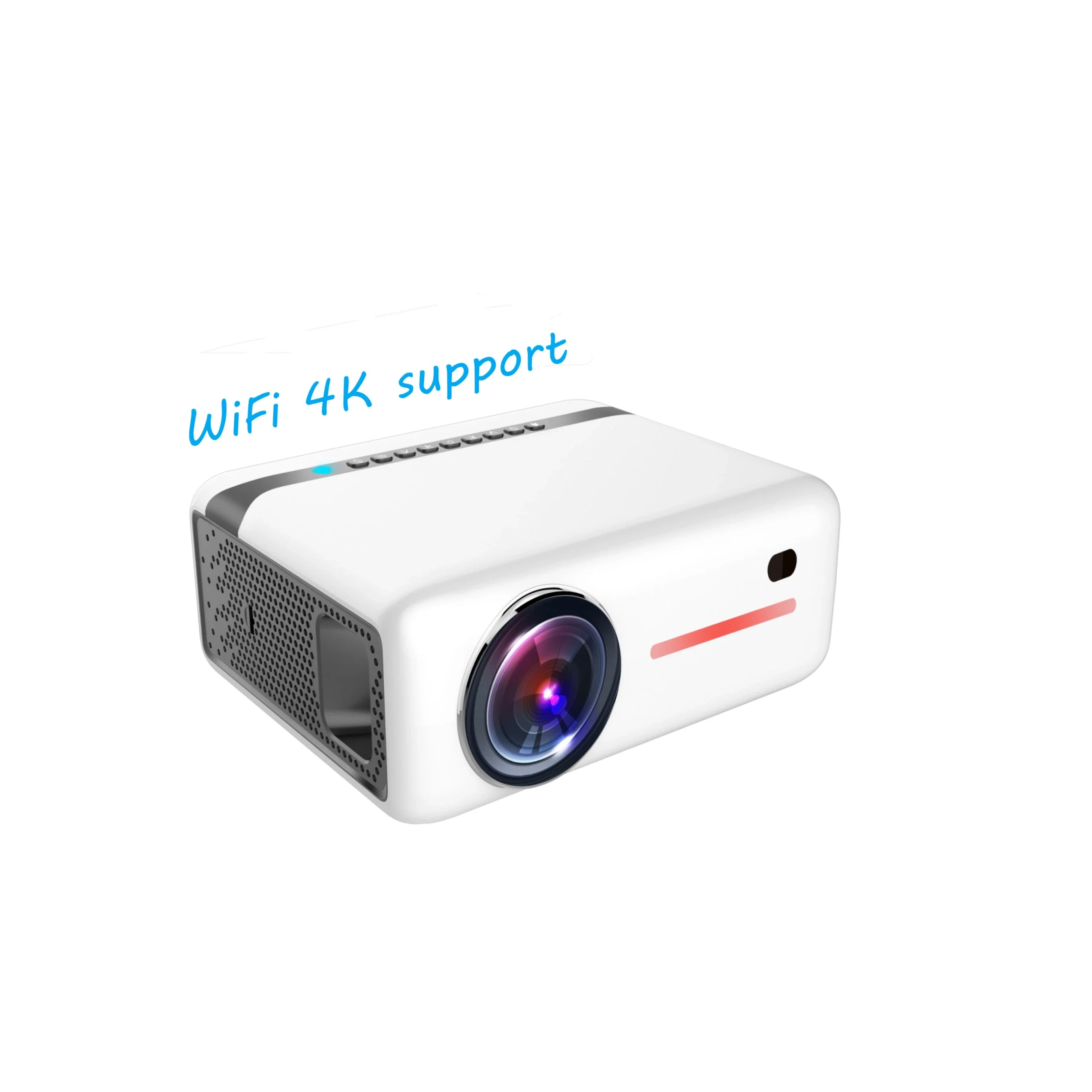 Mini 1080P-projector Native 1080P HD LED LCD Mini draagbare thuisbioscoopprojector