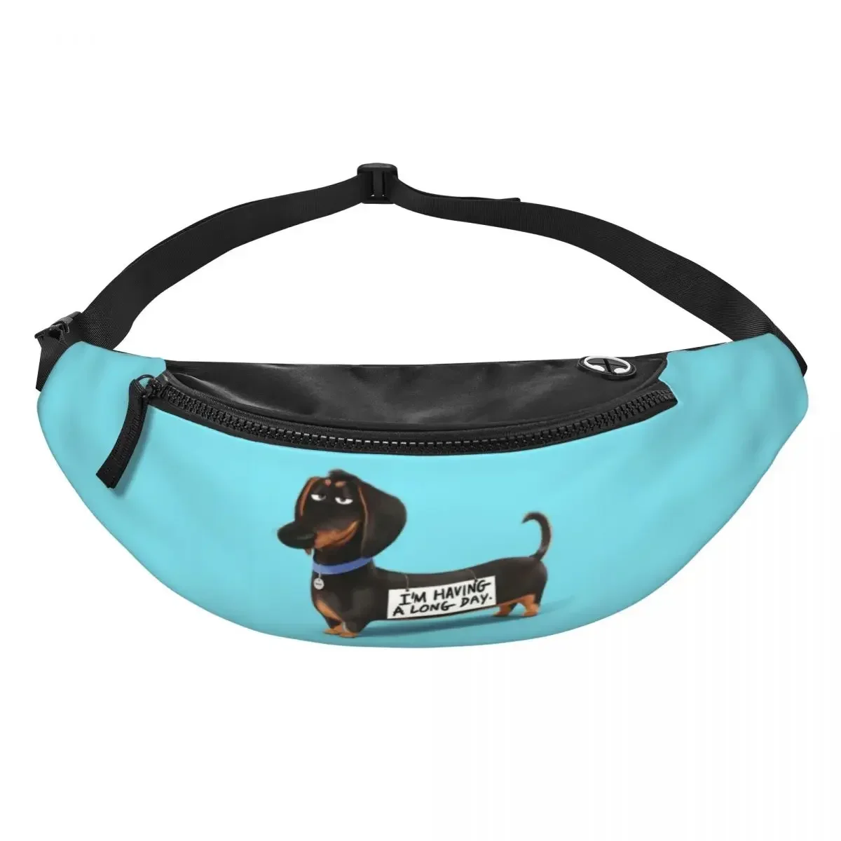 

Kawaii Dachshund Fanny Pack for Women Men Fashion Wiener Badger Sausage Dog