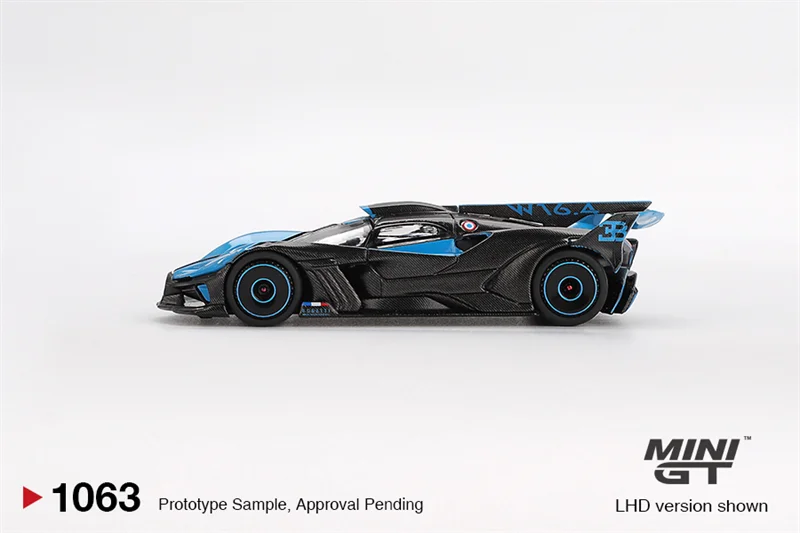 [Przedsprzedaż] MINI GT 1:64 Bolide Presentation Blue 1063 Model samochodu odlewany ciśnieniowo