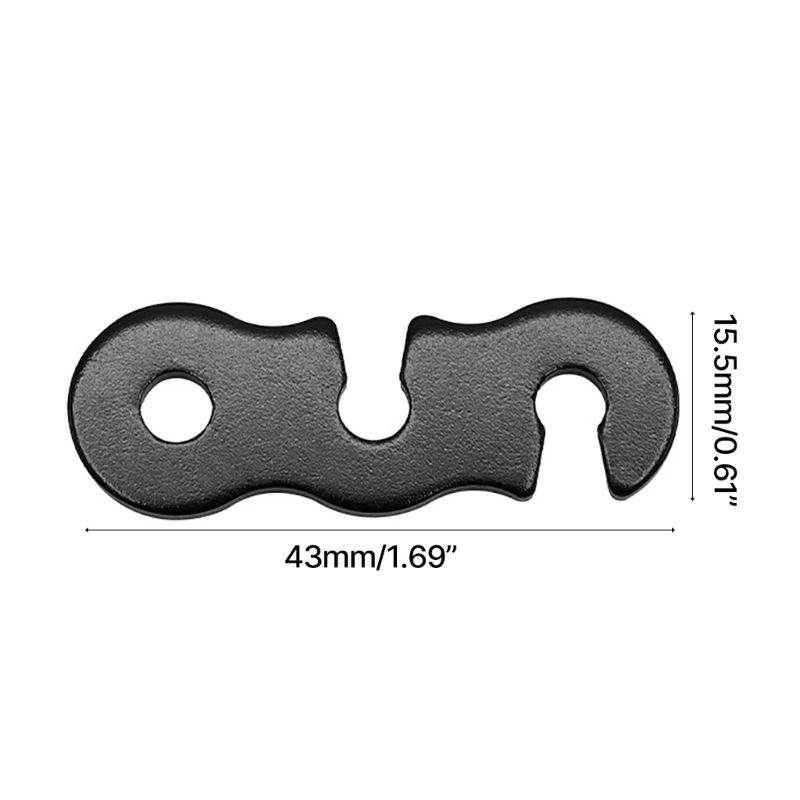 10 pz tenditore per corda tenda da campeggio regolatore del cavo attrezzatura da campeggio per tenda da zaino in spalla palo per