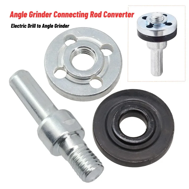 

10mm Electric Drill To Angle Grinder Connecting Rod Converter Set Grinding Connection Adapter Power Tool For Cutting Disc