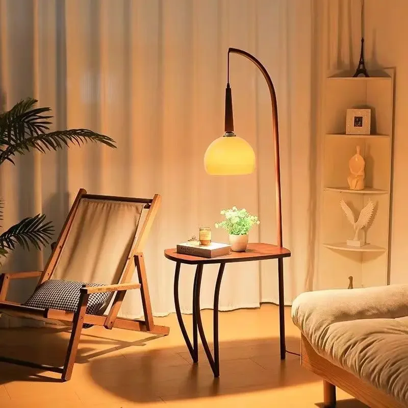 Elegant Mid-Century Modern Floor Lamp: Designer Touch for Living Room and Bedroom