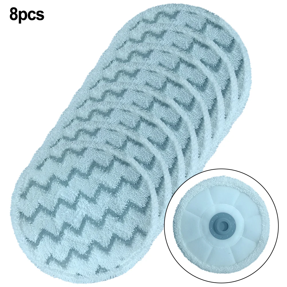 For Bissell Compatible Reusable Microfiber Mop Pads Offer a Complete Set of Eight For Effective Home Cleanliness