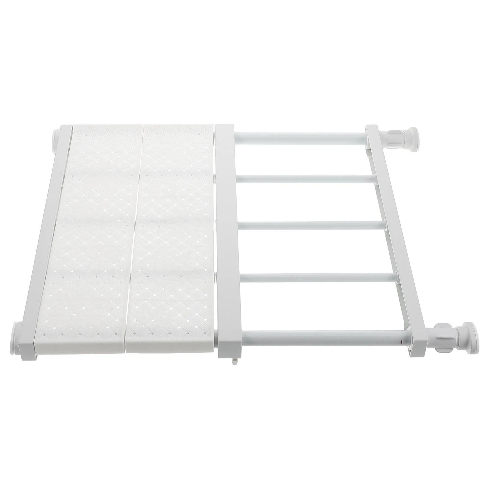 

Adjustable Wardrobe Layering Closet Shelf Expandable Cabinet Organizer Telescopic Rack Storage Plastic Tension Shelf
