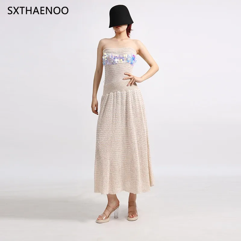 

sxthaenoo vestidos para mujer womens dresses vestido largos summer party robes longues cortos roupas feminina 2025 free shipping