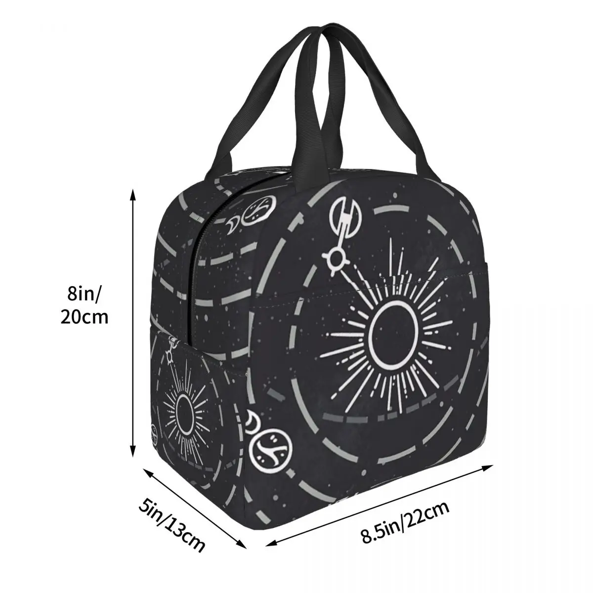 Outer Wilds Solar System Lunch Bags Insulated Bento Box Lunch Tote Leakproof Picnic Bags Thermal Bag for Woman Kids Work