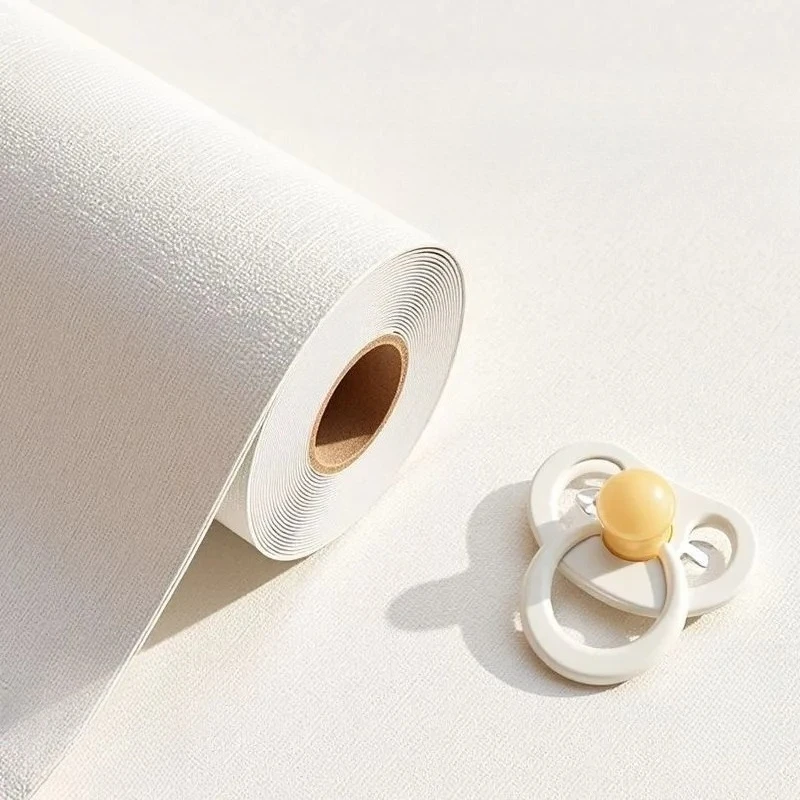 50 meters off the gray wall special waterproof moisture-proof thickened wall sticker bedroom renovation wallpaper self-adhesive