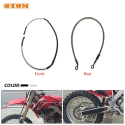OTOM Motocycle Front And Rear Brake Oil Hose For HONDA CR125 CR250 CRF250RX CRF450R YAMAHA YZ YZF 125 250 450 Brake Tubing Cable