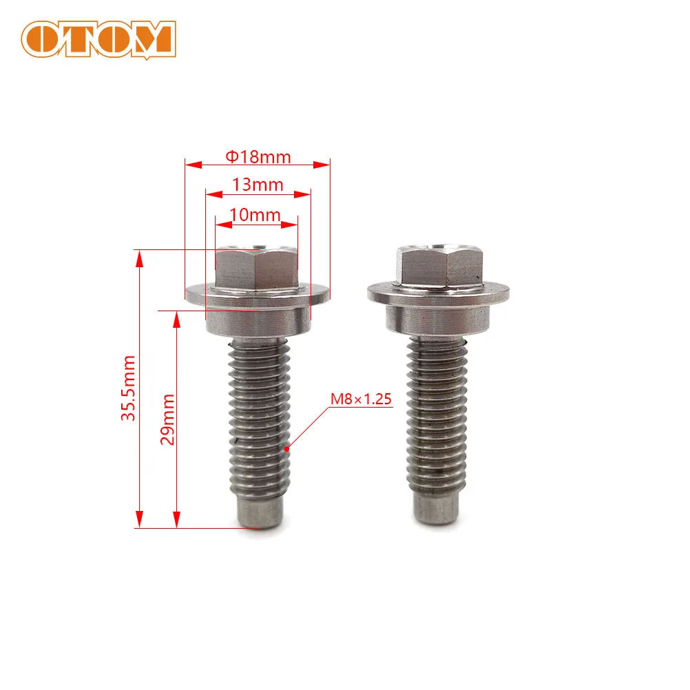 OTOM Motorcycle Stainless Steel Seat Cushion Bolts Flange Hex Head Screw Standard Nut Cover For KAWASAKI KX250F 17-20 KX450F 16-