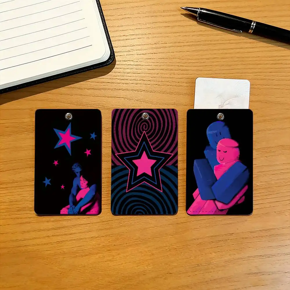 

Band T-TV Girl Card Holder With Keychain For Access Card Bus Pass & Card Credit ID Bank Card Protective Case