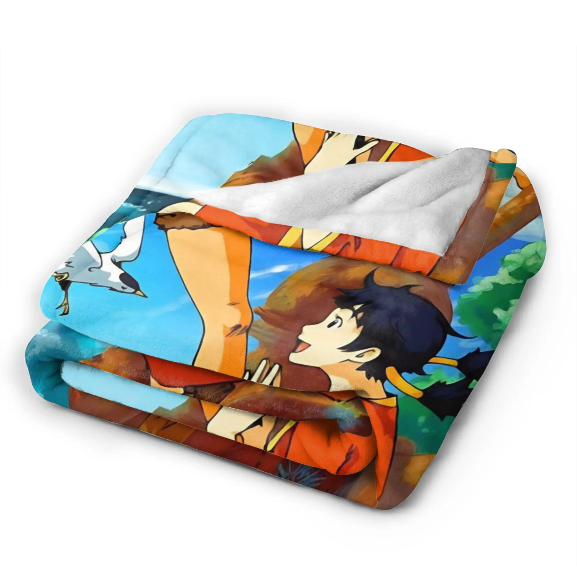 Conan The Future Boy Blanket Quality Warm Soft  Throw Blanket Winter Children Outdoor Fluffy Bedspread