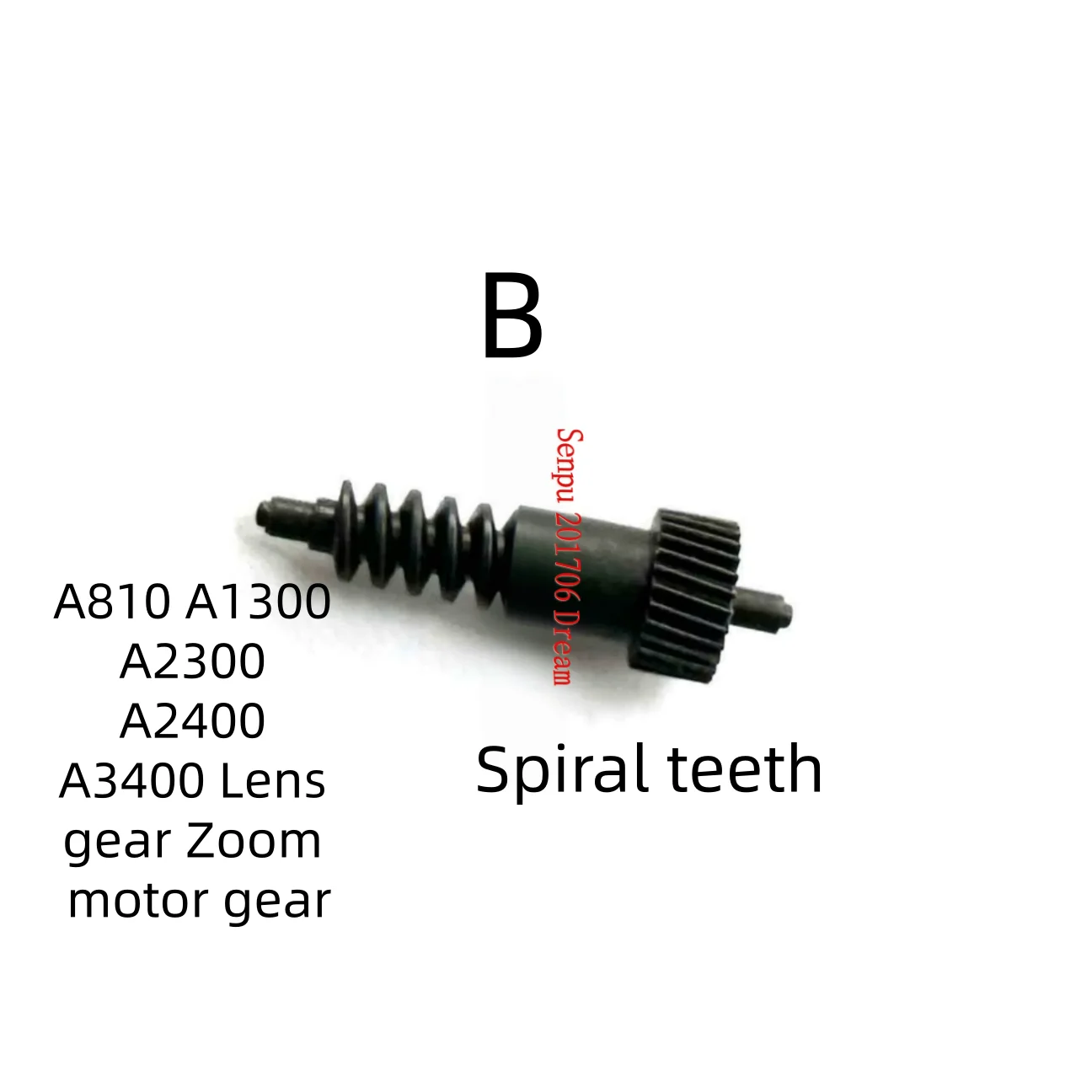 For Canon PowerShot A810 A1300 A2300 A2400 A3400 Compact Digital Camera Zoom Lens Drive Motor Gear Cylindrical Spur Gear Helical