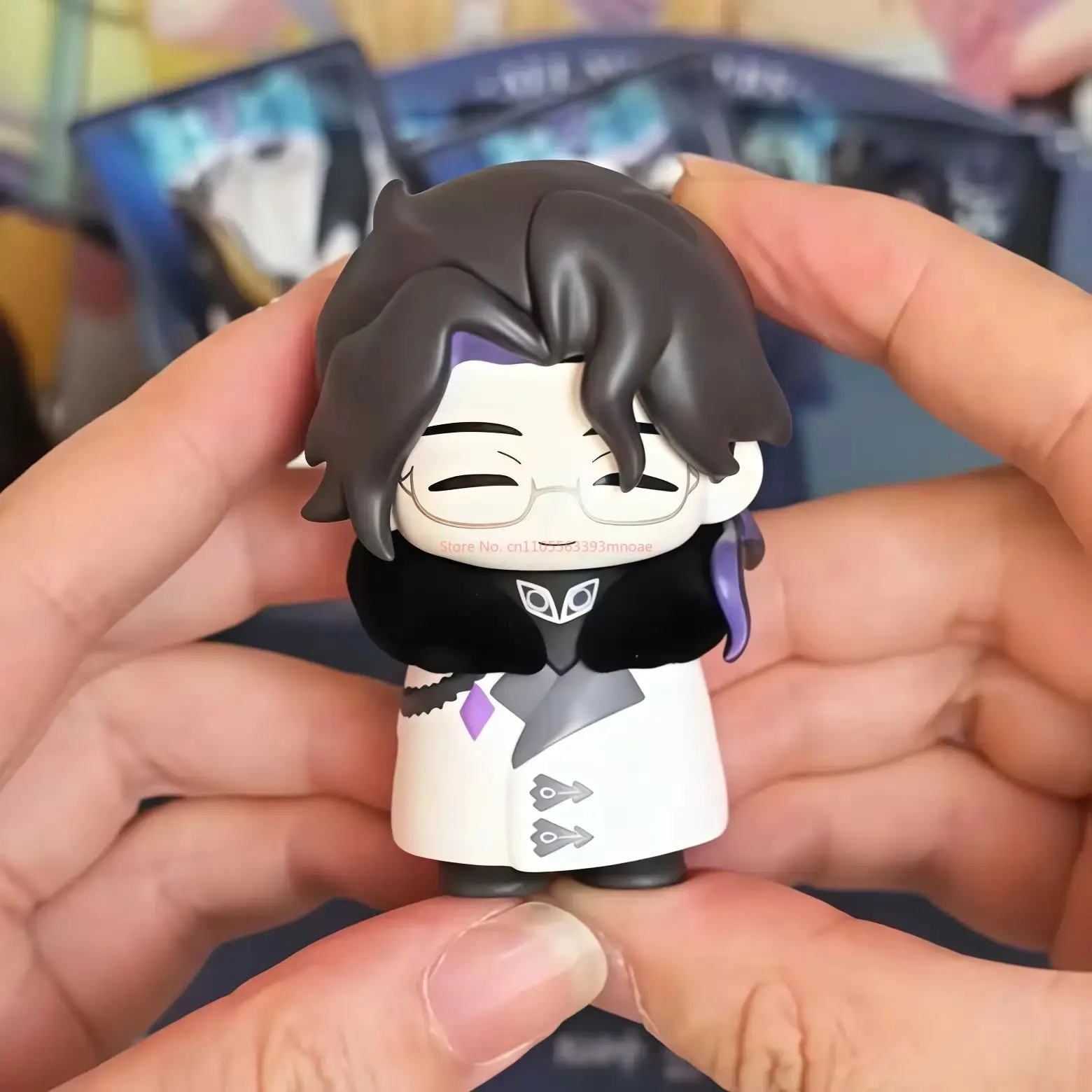 Mihoyo Genshin Impact Fatui Harbinger Q Version Serie Blind Box Desktop Mini Puppe Modell Spielzeug Trend Dekoration Überraschung Geschenke – Detail 15