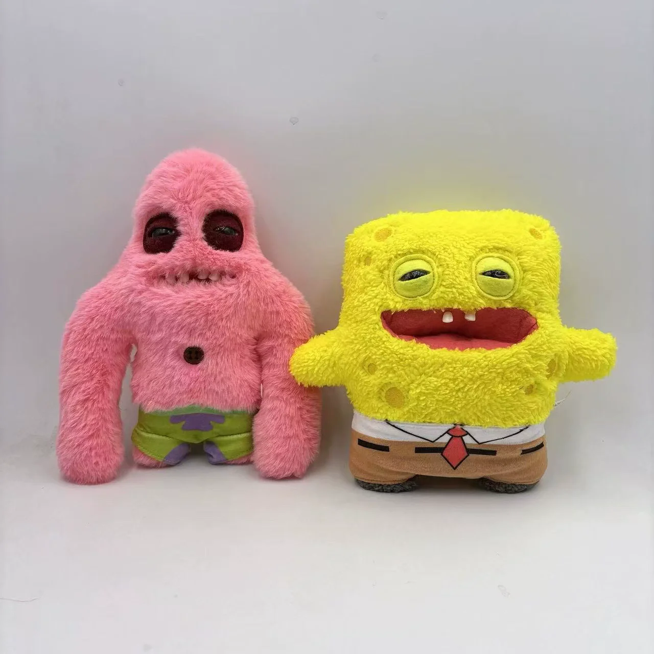 Juguetes de Peluche de la Serie Bob Esponja y Patricio Estrella, Pequeños Monstruos, Monstruo Feo y Divertido con Dientes, Regalo de Cumpleaños y Navidad