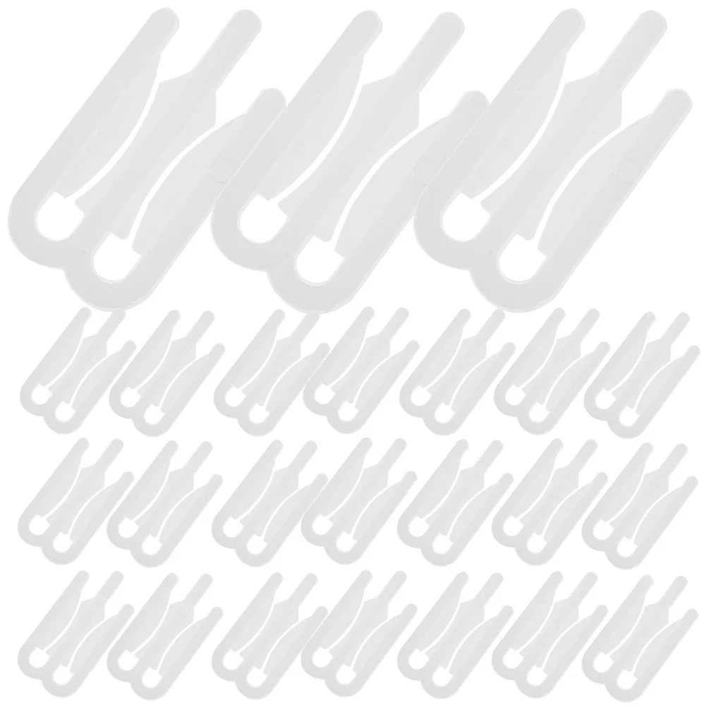

200pcs Shirt Back Clips Premium Clothes Clamps Garment Fixing Tools For Shirts Ties Pants Plastic Mini Clamps Clothing