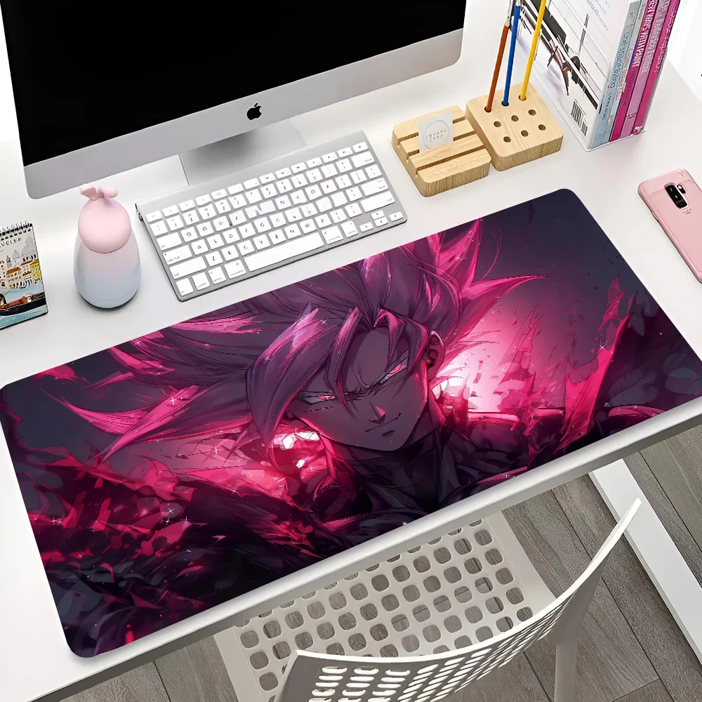 

1pc HOT Cartoon SO COOL Pink Black Goku Mouse Pad Desk Mat With Pad Gaming Accessories Prime Gaming XXL Keyboard Pad Padding Mat