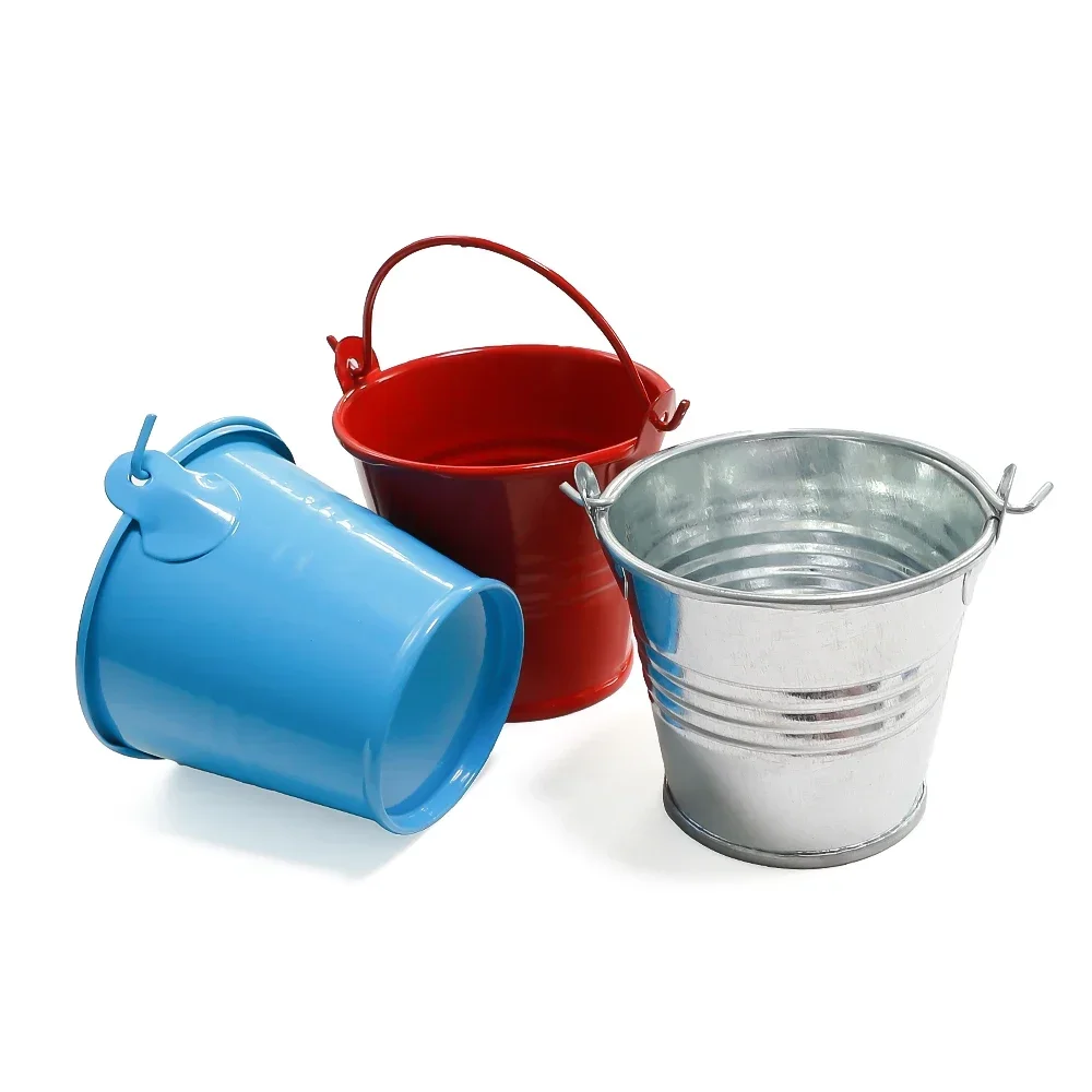 1/10 Scale Accessories Mini Metal Pail Bucket for RC Crawler TRX4 TRX6 Axial SCX10 YIKONG Tamiya CC01 RC4WD D90 D110 RGT