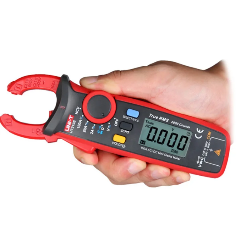 BB UNI-T UT210E Mini a Multimeter Digital MultimeterDC Voltimetro Amperimertro UNI T UT 210E DC Clamp Multimeter