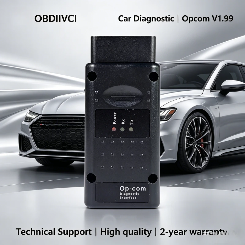 

OPCOM V1.99 With real PIC18F458 FTDI FT232RL Chip OBD2 Diagnostic Tool OP-COM For Op-e-l OPCOM Can be flash update Car Tools
