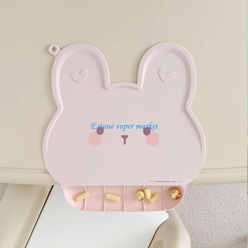 

090B Placemat for Toddler Kids Placemats with Catching Pocket Baby Feeding Plate