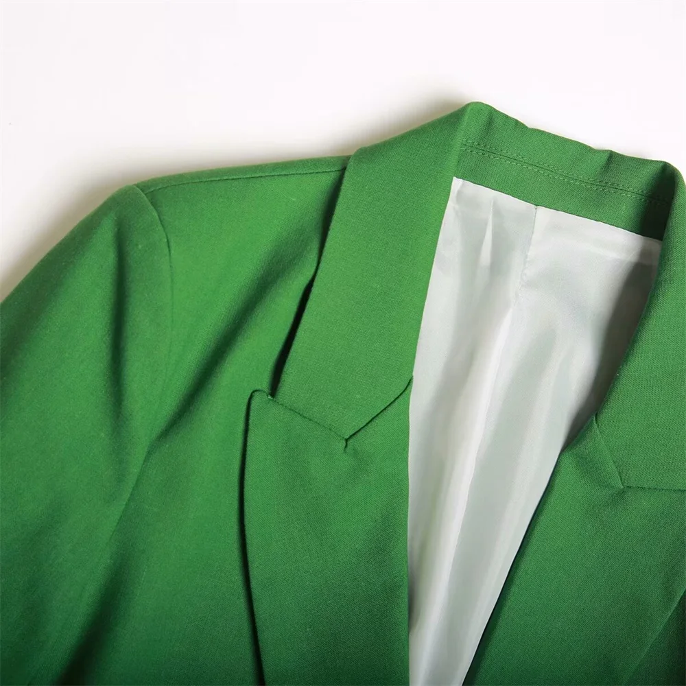 秋の新作 レディース カジュアル 多用途 フリップタイ ショルダーパッド カールスリーブ オープンカラー スーツコート