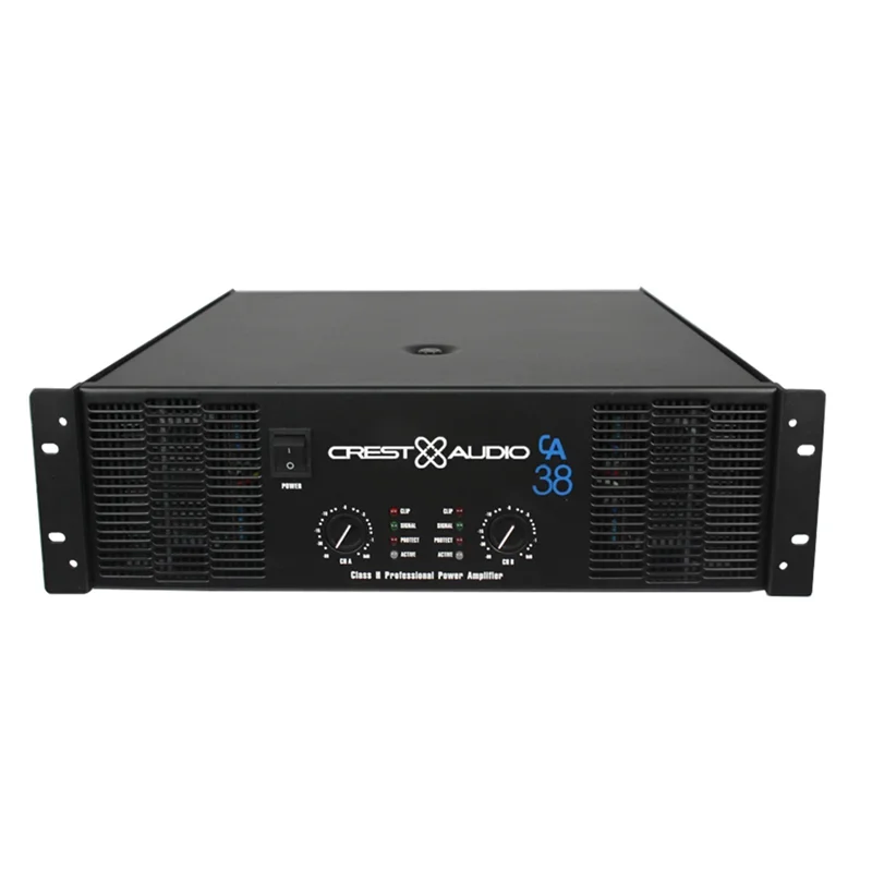 

Профессиональный усилитель мощности CA38 Pure Power Amp (3u) KTV/Stage/Home развлечения KTV 8 Ом 2600 Вт * 2/4 Ом 5200 Вт * 2