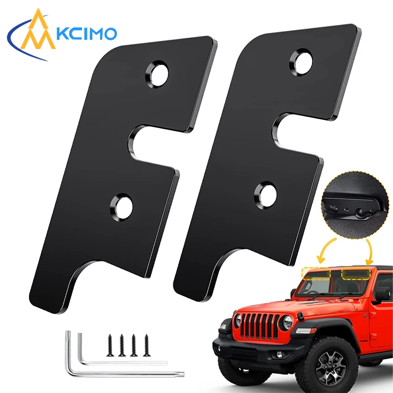 

Aluminum alloy Sun Visor Repair Kit for Jeep Wrangler JK 2018/Wrangler 2018-2023/Gladiator 2020-2023 Car Accessories