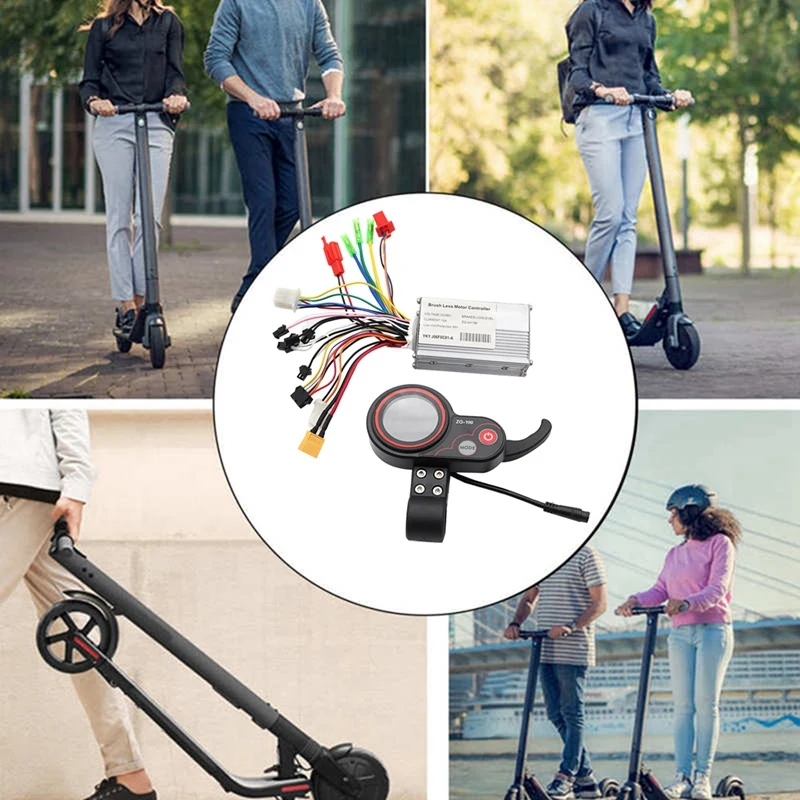 48vコントローラー + ZQ-100走行距離計速度調整可能電動スクーターの交換用アクセサリー