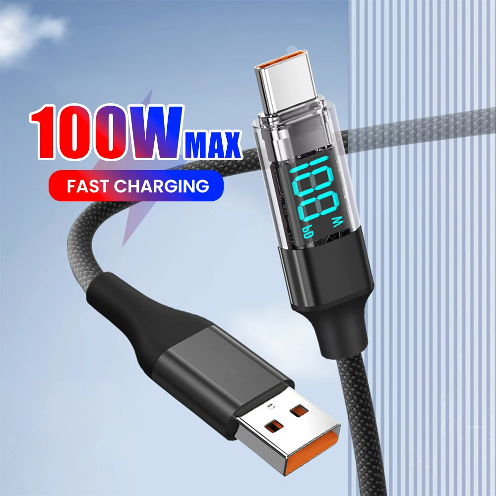 100W Usb Cable Digi… - image
