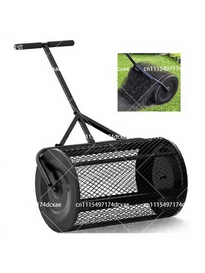 Lawn Care Fertilizer Spreader for Topsoil and Compost, Easy Spread Garden Tool