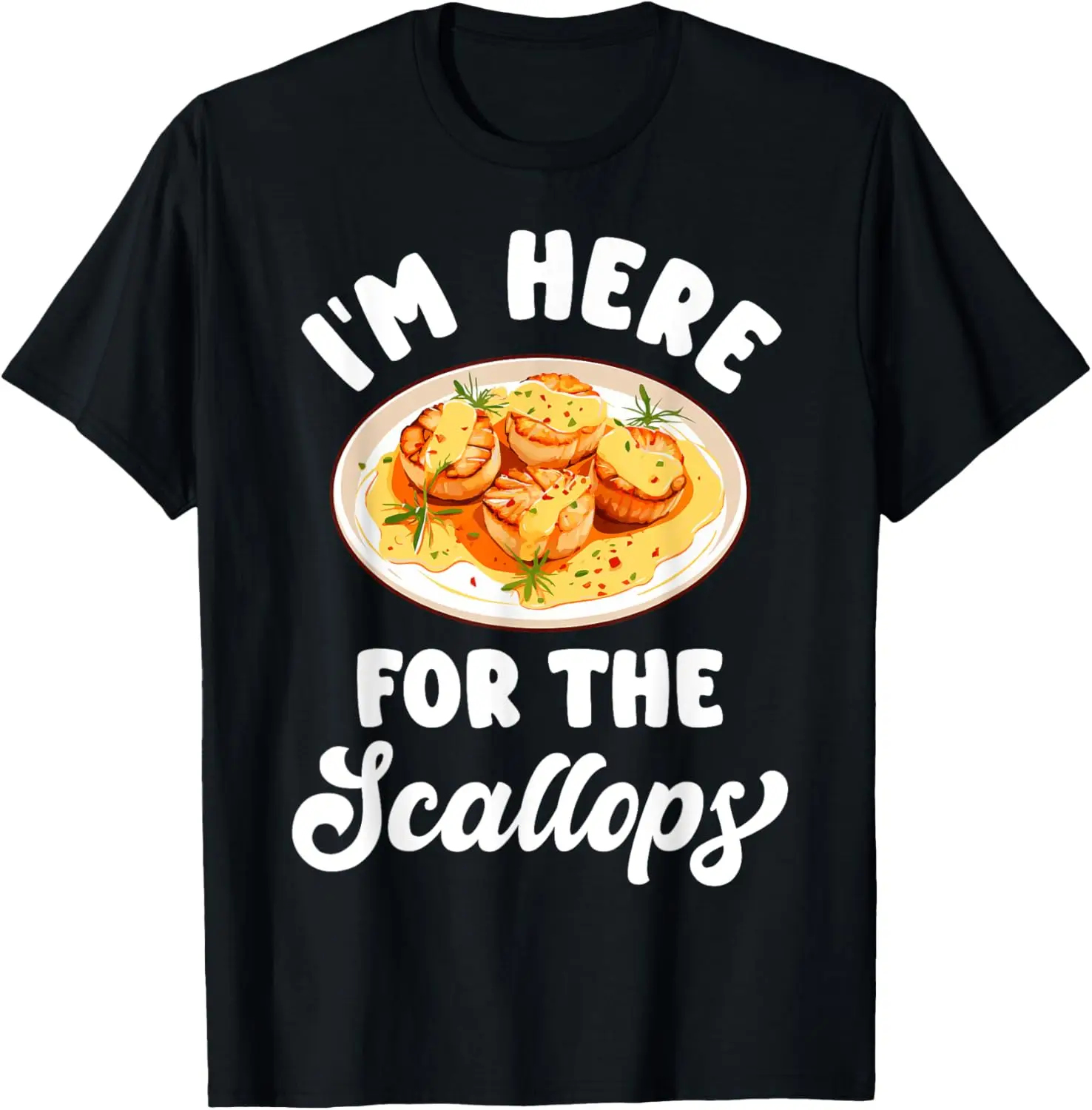 Scallops Seafood Funny Cute T-Shirt
