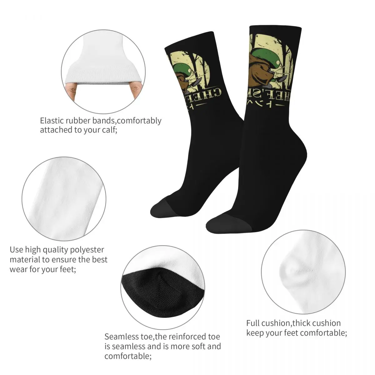 New Male Men Socks Casual Tonberry Chef's Knife Game Final Fantasy Socks Things Warm Sport Women's Socks