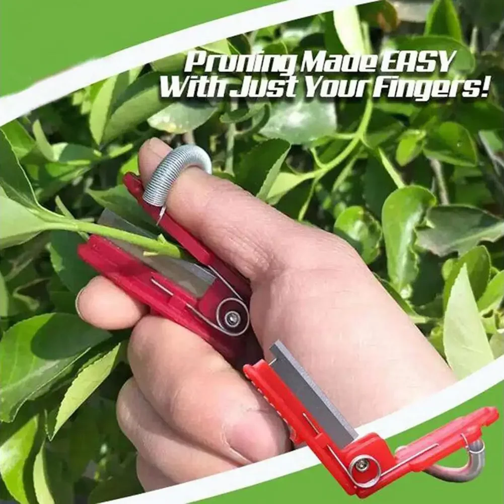 Multifunction Thumb Knife Garden Pruner Fruit Picking Device Safe Fruit Blade Tool Cutting Blade Rings Finger Protector Catcher