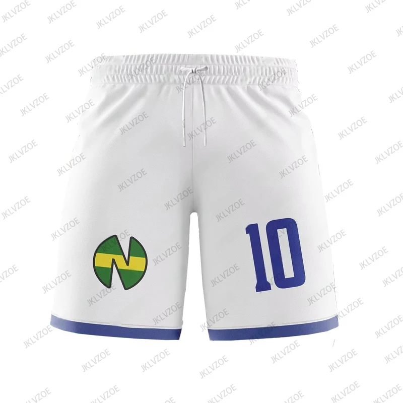 

Новые летние шорты Captain Tsubasa School Nansheng Olive And Benji Football Beach для фитнеса, спортивные женские и мужские шорты