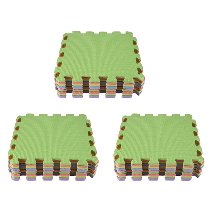 แผ่นรองคลานแบบจิ๊กซอว์ 60 ชิ้น ขนาด 30x30 ซม. ทำจากโฟม EVA นุ่ม สำหรับเด็ก เล่นได้ทั้งบนพื้นและเสื่อทาทามิ
