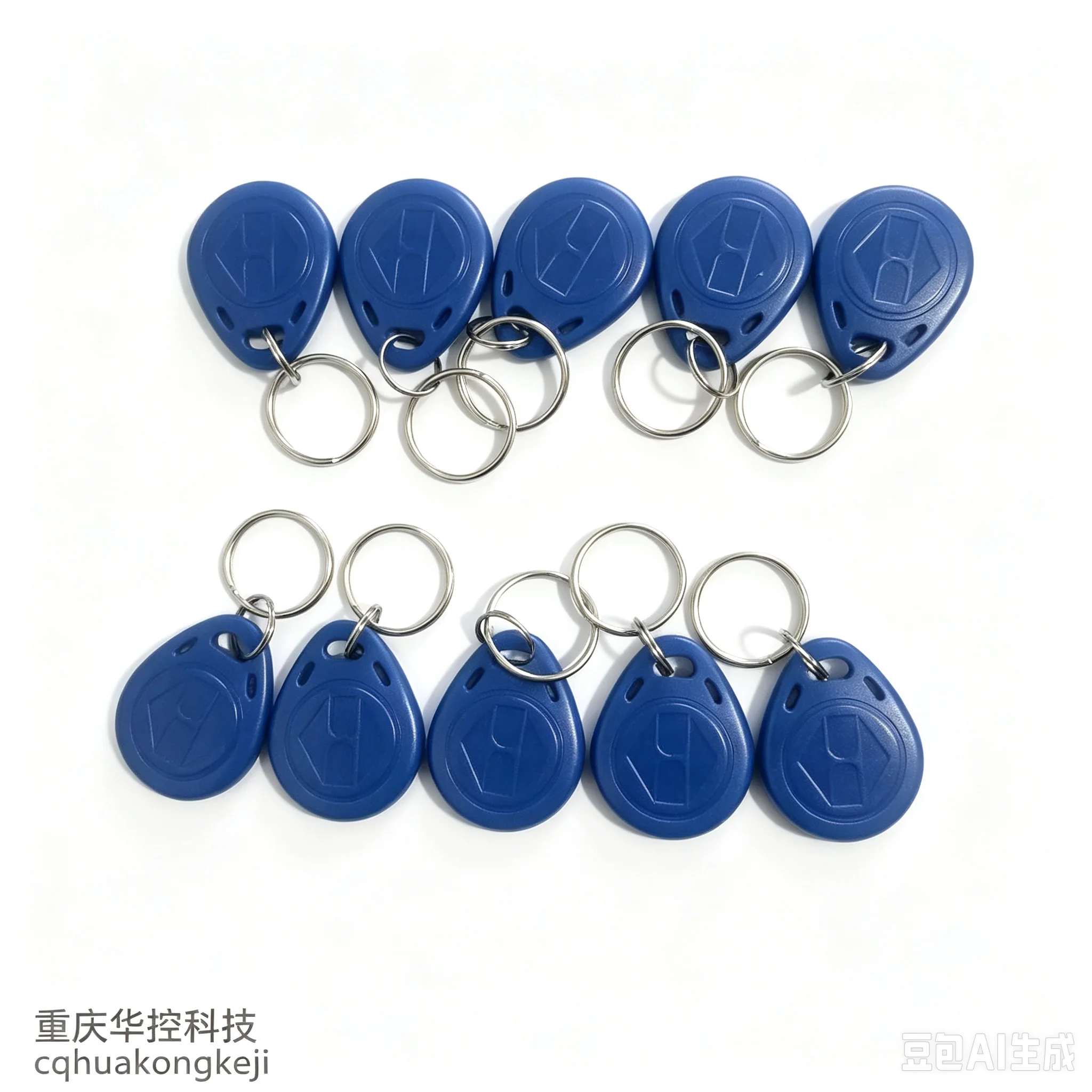ID Card Keychain 5200 Writable Rewritable Copy Card Smart Access Control Card Elevator Card, Repeated Erasable T5577 Keyfobs
