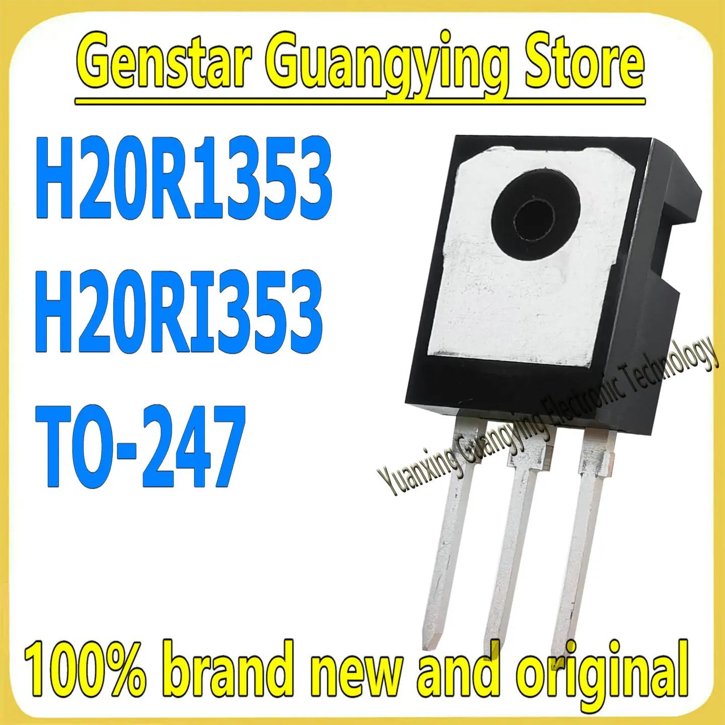 (5 pieces) H20R1353 20R1353 TO-247 20A 1350V High-Power IGBT Transistor 100% Brand New