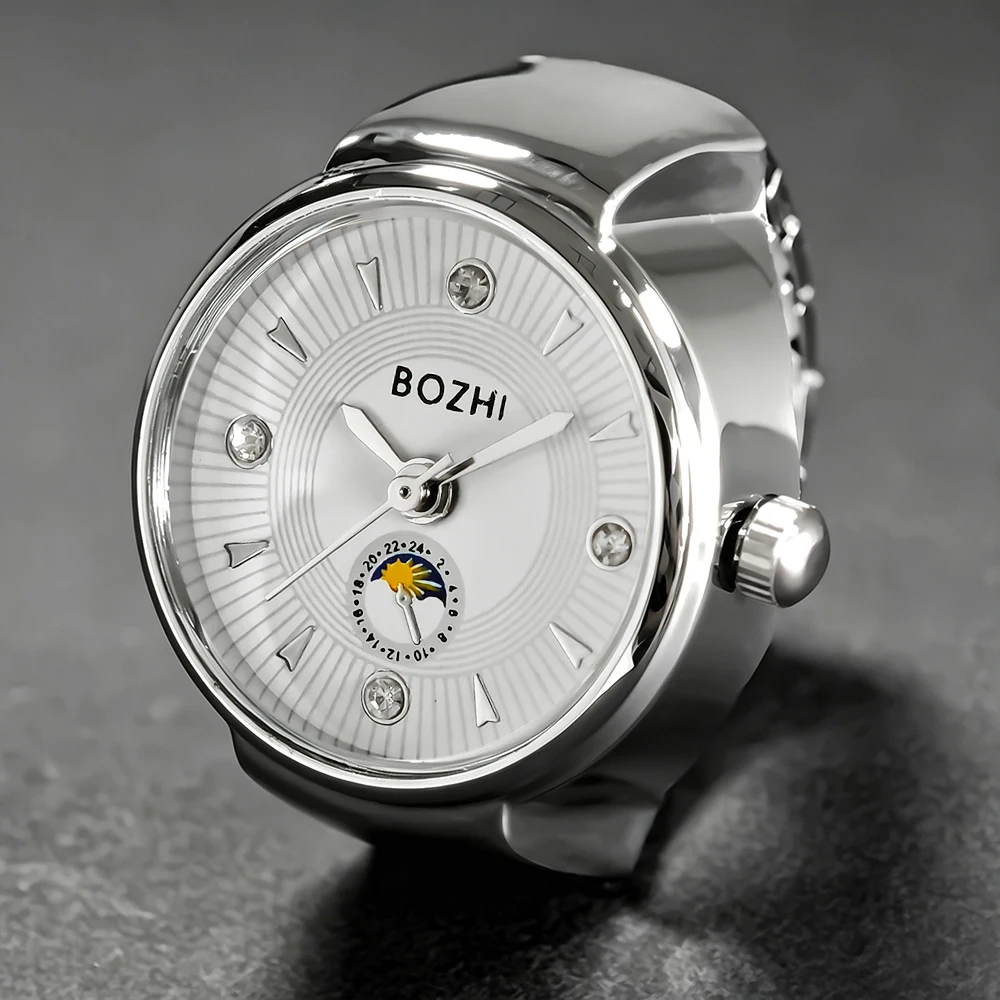 1pc exquisite ring watch, versatile and fashionable, no box included, the best choice for birthday gifts