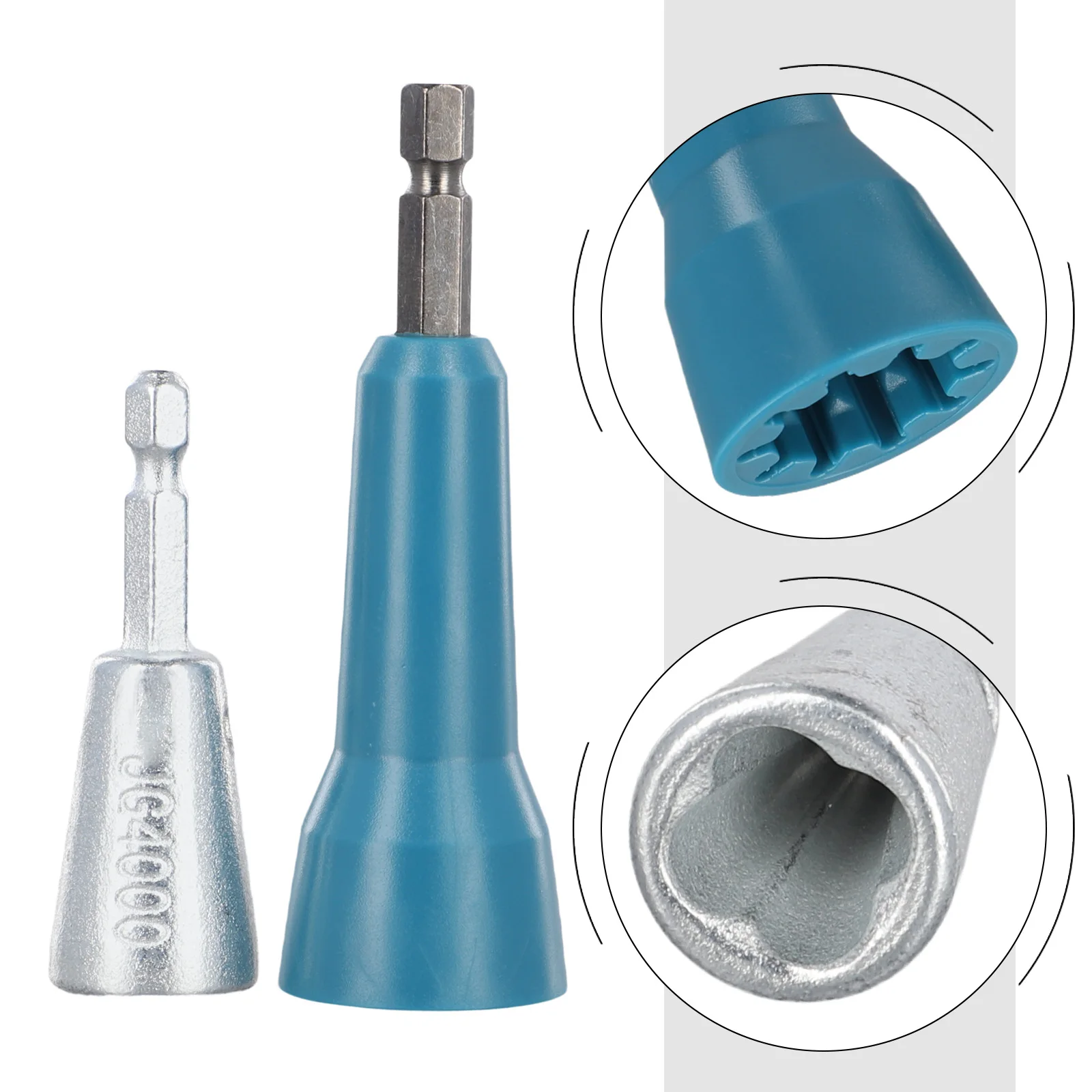 Electricians Wire Connector Tool Wire Twisting Tool Parallelizer Wire Connector Socket Wire Twisting Tools Silver Blue