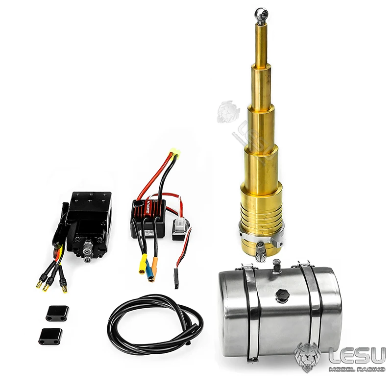 1/14LESU Truck Mudhead Y-1501 Hydraulic system cylinder lift hydraulic model modification parts LESU