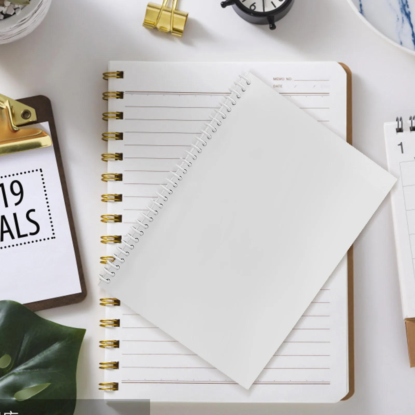 10Pcs Plastic Loose Leaf Binder Rings Hinged Binding Rings Replacement Notebook Coils for Notebook Binding Scrapbook Book Binder