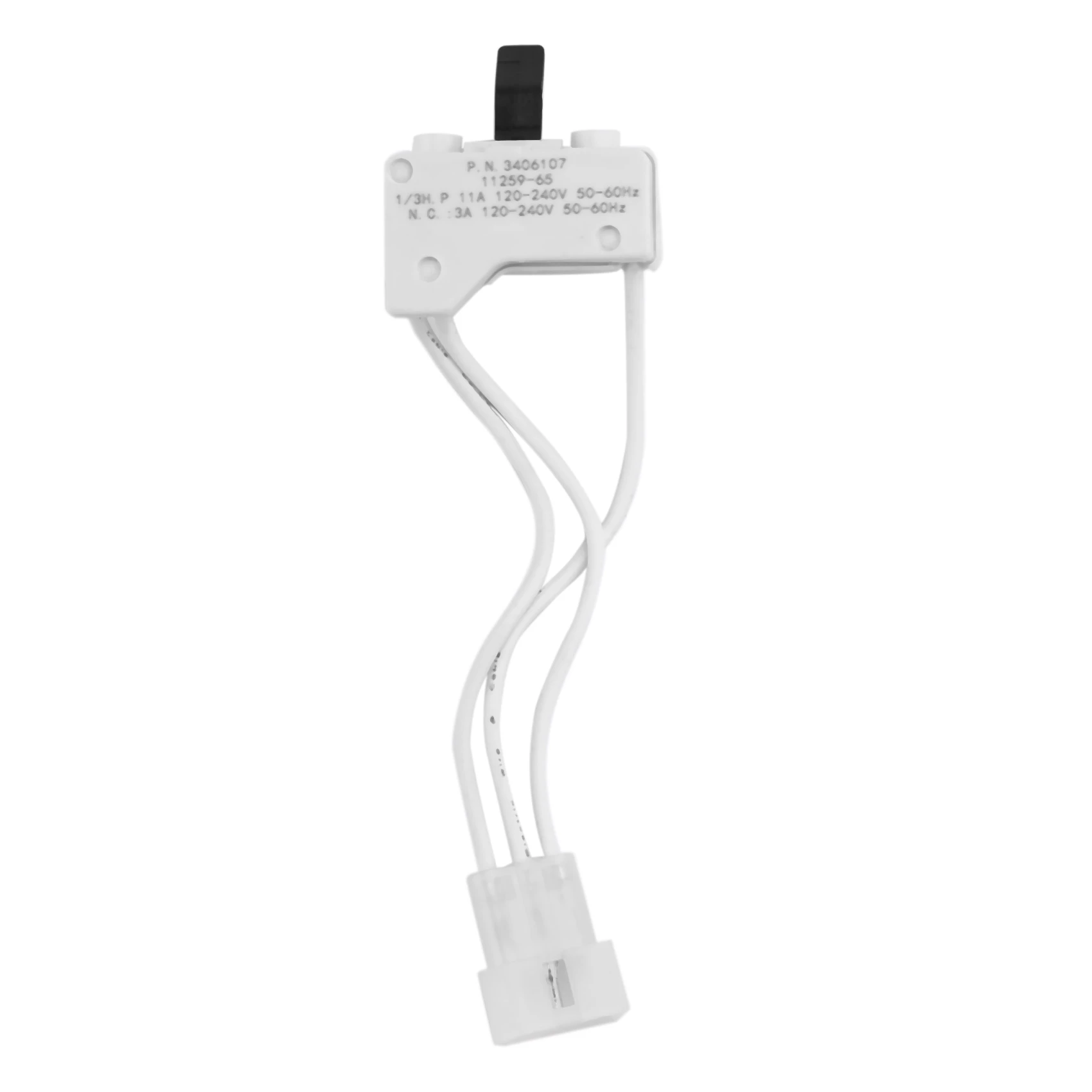 Newest! Dryer Door Switch for 3406109 3406107 Whirlpool, Kenmore, Sears, Maytag, Roper, Estate