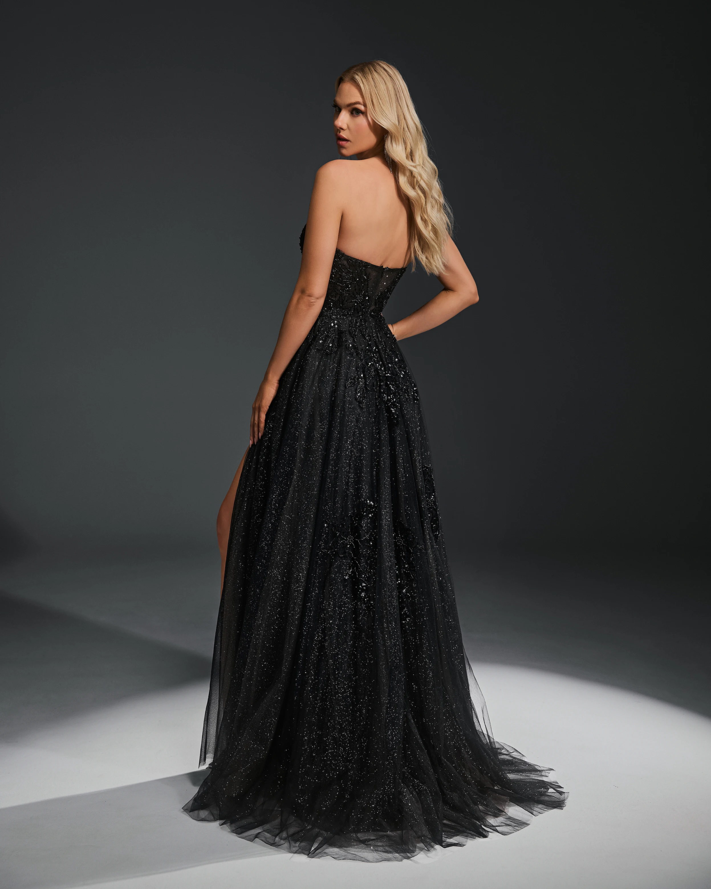 شاليمار تشانغ فساتين سوداء موضة السيدات فستان سهرة مثير فستان حفلة فاخرة للنساء حفل زفاف مخصص