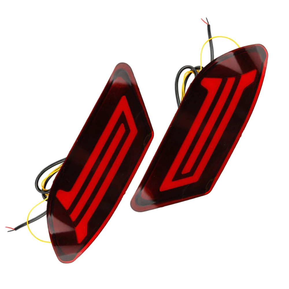 

2pcs LED Rear Bumper Light Reflector Brake Tail Turn Lamp For Nissan Sylphy 2016-2018 Rear Brake Lights Turn lights DRL Light