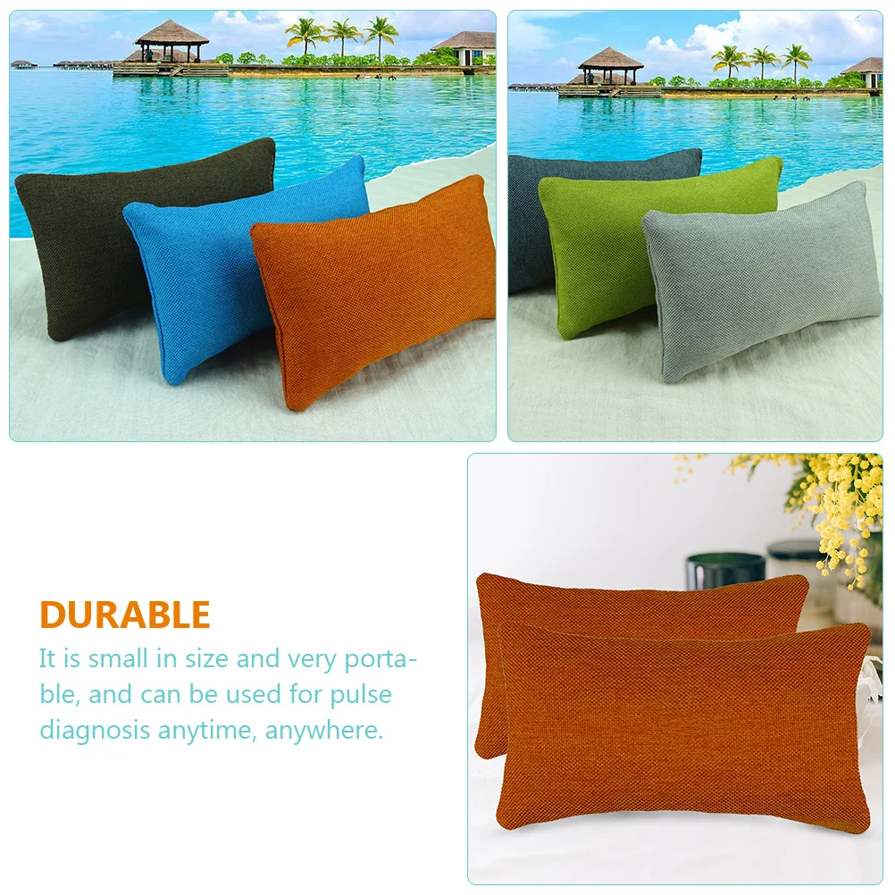 

2pcs Pulse Professional Hand Pillow Multi-Function Wrist Rest Cushion Breathable Portable Reusable Chinese Medicine Diagnosis