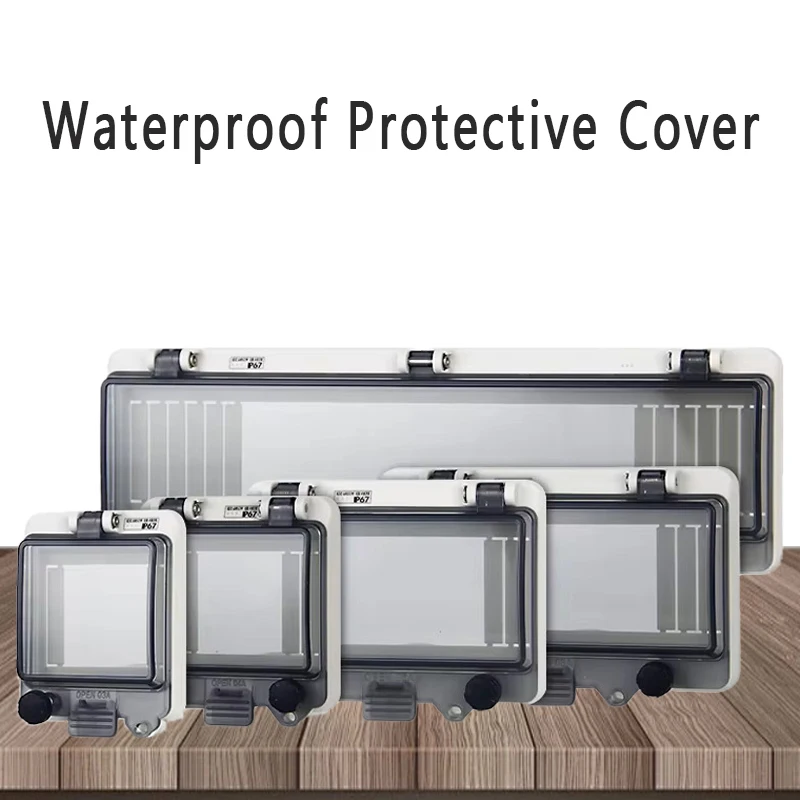 

IP67 Waterproof Transparent Protective Window Cover Electric Distribution Box Circuit Breaker Switch Protection Panel Cover