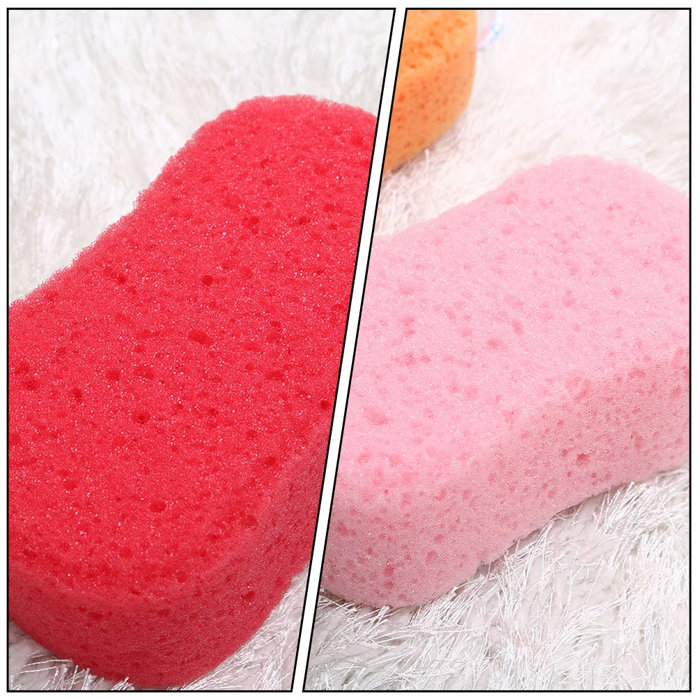 5 Pcs Bath Sponge Body Sponges Scrubbers Durable Shower Practical Exfoliating Clean Algae Skin Cleaning Tool Safe Bathing