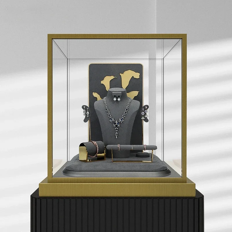 Jewelry display rack Jewelry window  props earrings, rings, bracelets, necklaces organizador de joyas  packaging box