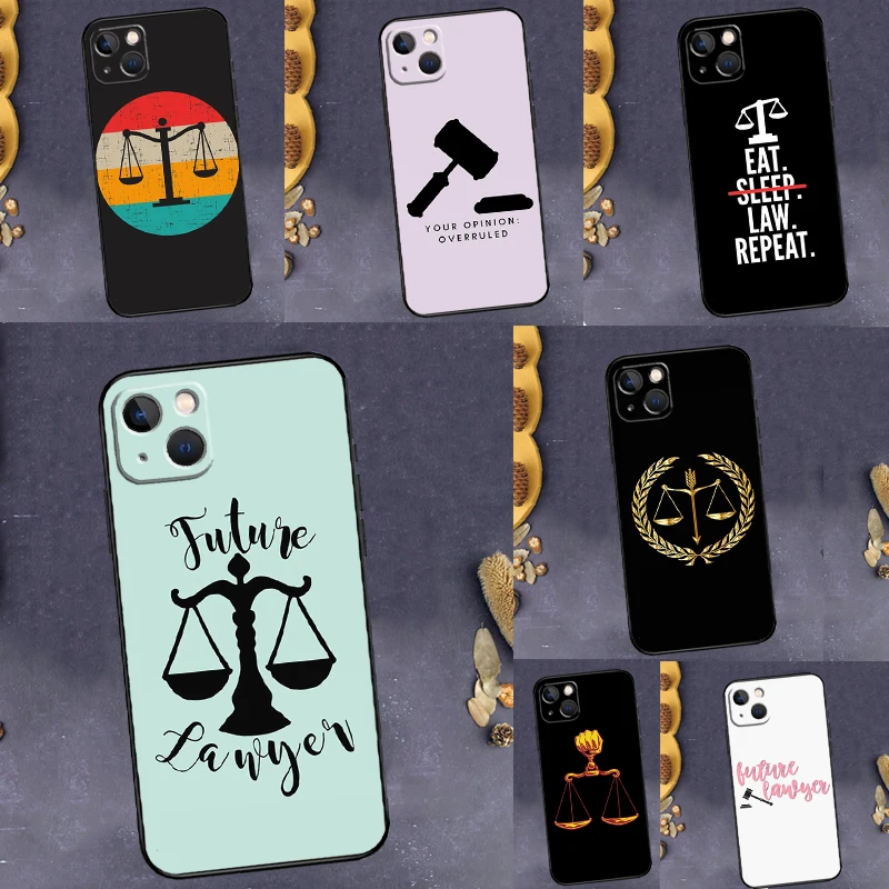 Coque de protection motif avocat/juge pour Huawei Nova Y72 Y73 Y70 Y90 Y60 Y61 Y91 12s 12i 11i 8i 9 10 SE P30 P40 Lite P60 Pro